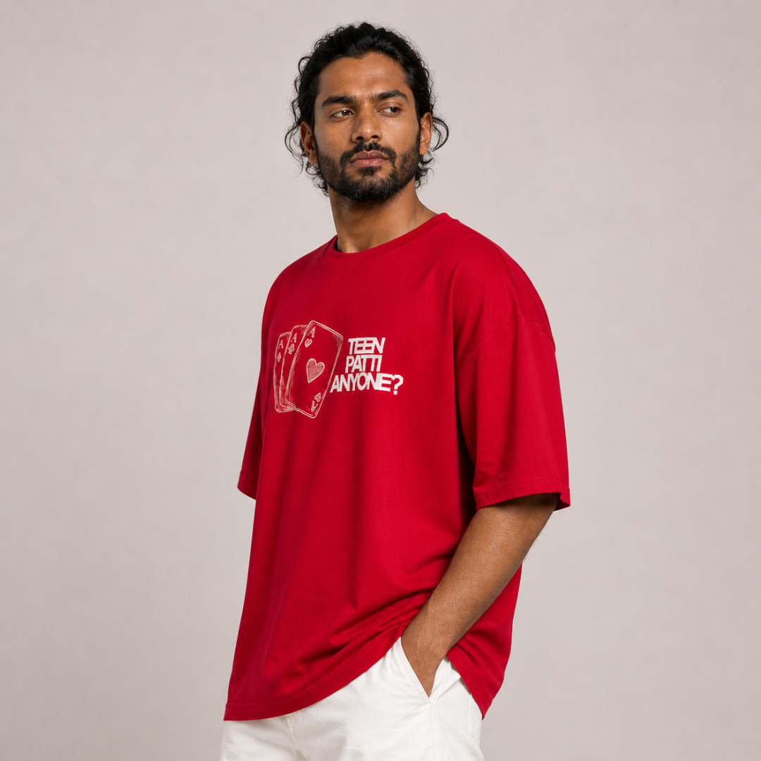 Teen Patti - Oversized Tee | Unisex Fit