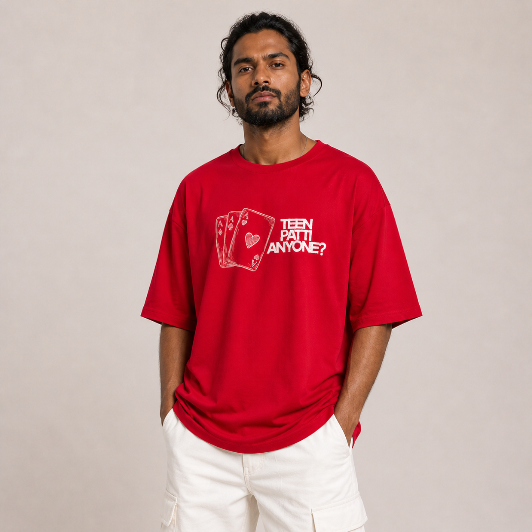 Teen Patti - Oversized Tee | Unisex Fit