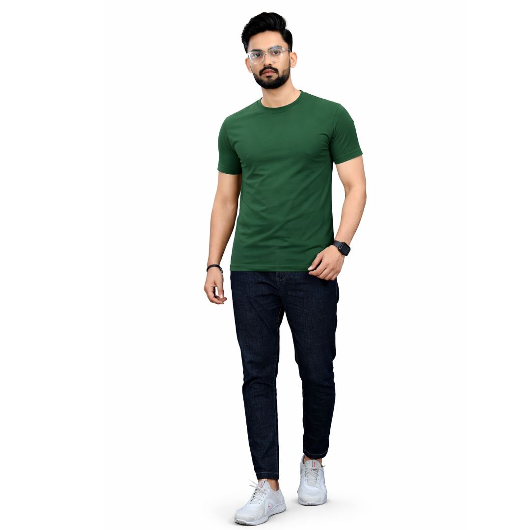 The All-Rounder - Round Neck Tee | Unisex Fit | Dark Solids