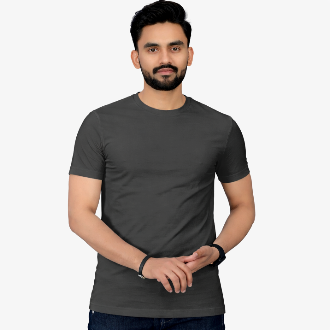 The All-Rounder - Round Neck Tee | Unisex Fit | Dark Solids