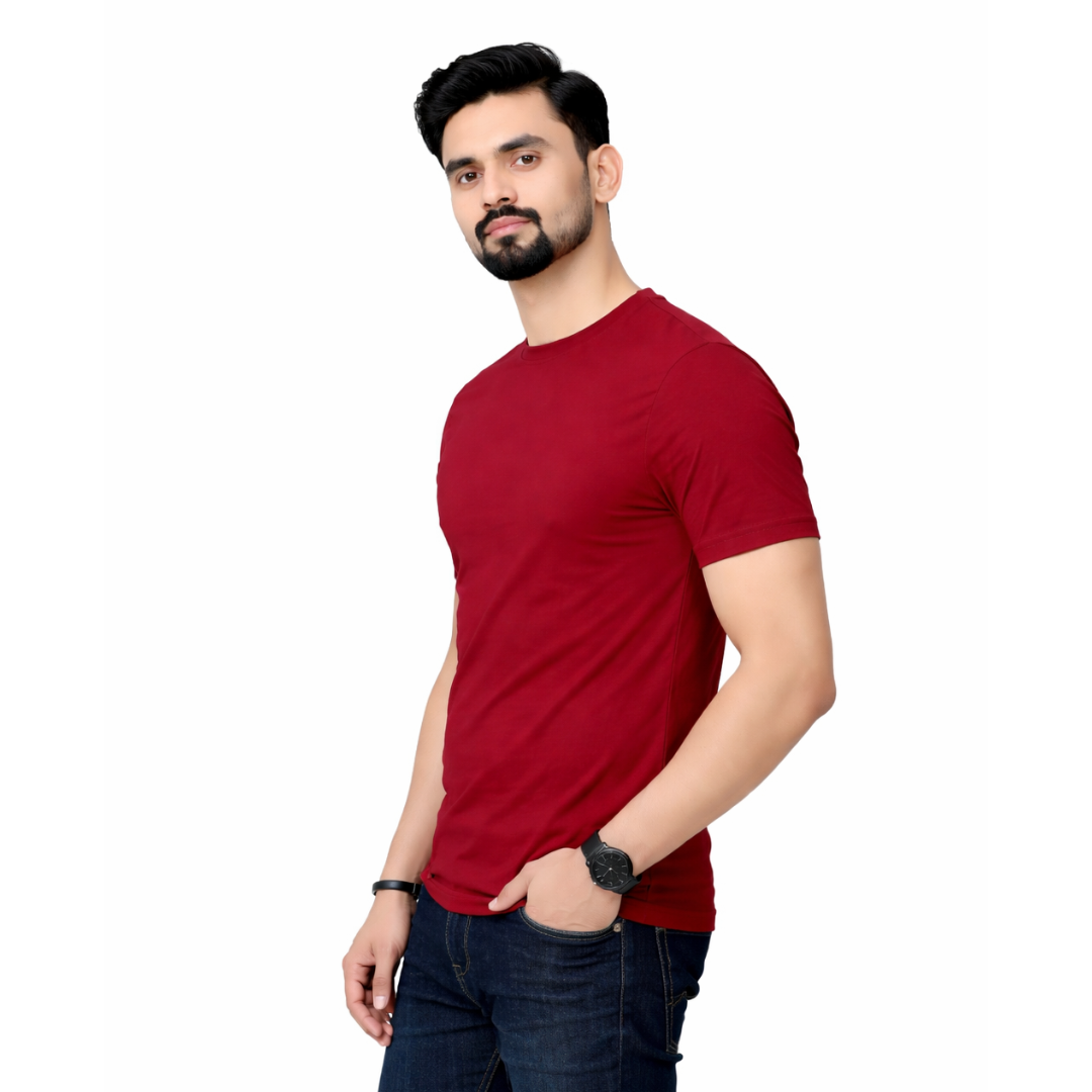 The All-Rounder - Round Neck Tee | Unisex Fit | Dark Solids