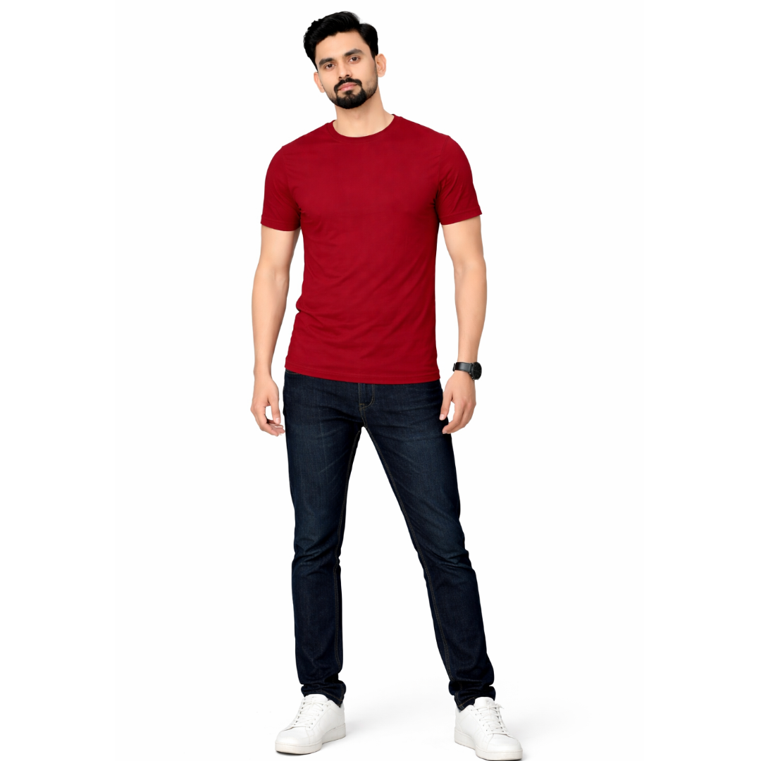 The All-Rounder - Round Neck Tee | Unisex Fit | Dark Solids