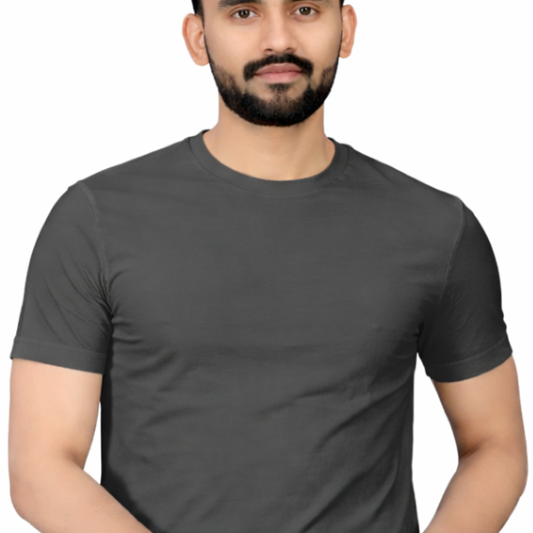 The All-Rounder - Round Neck Tee | Unisex Fit | Dark Solids