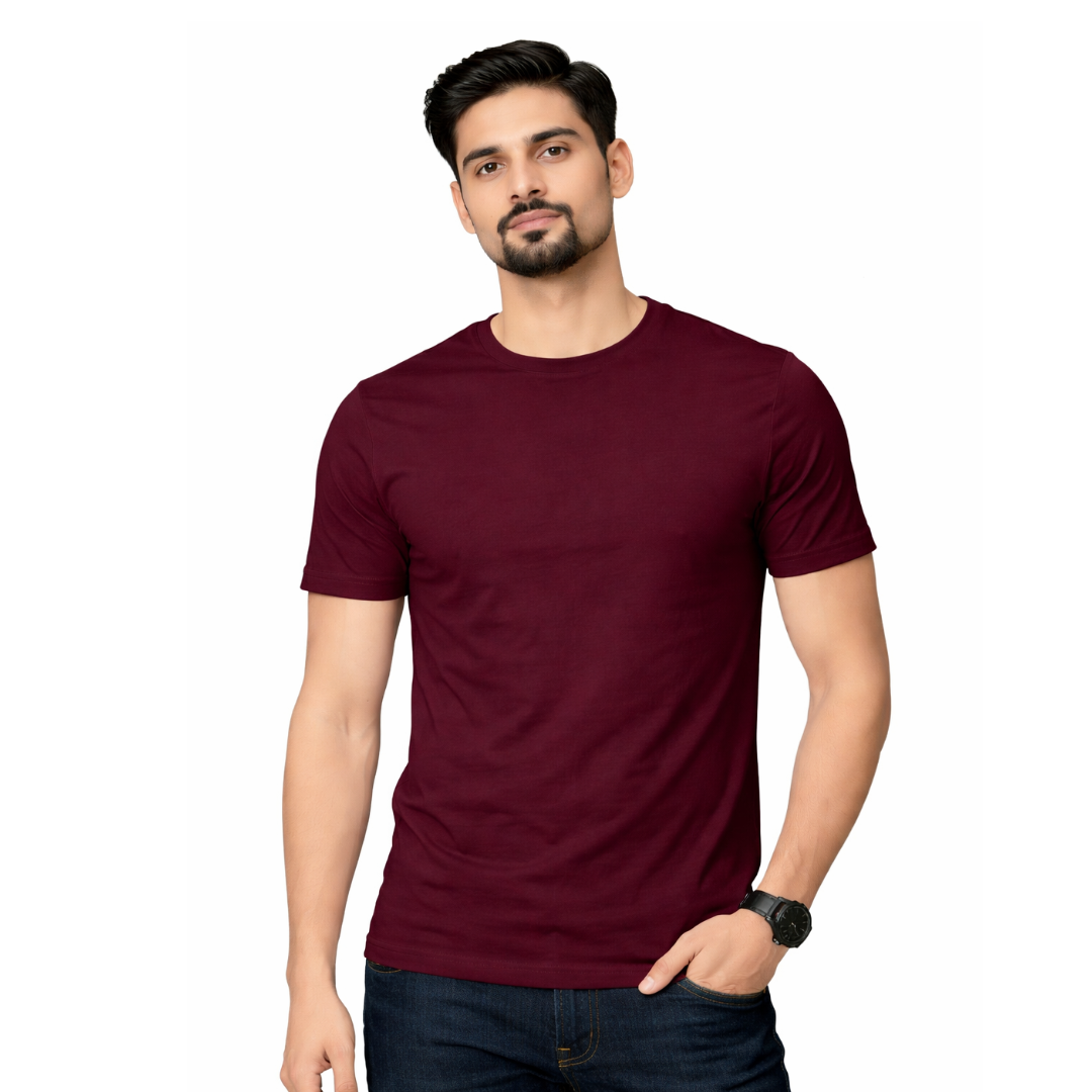 The All-Rounder - Round Neck Tee | Unisex Fit | Dark Solids