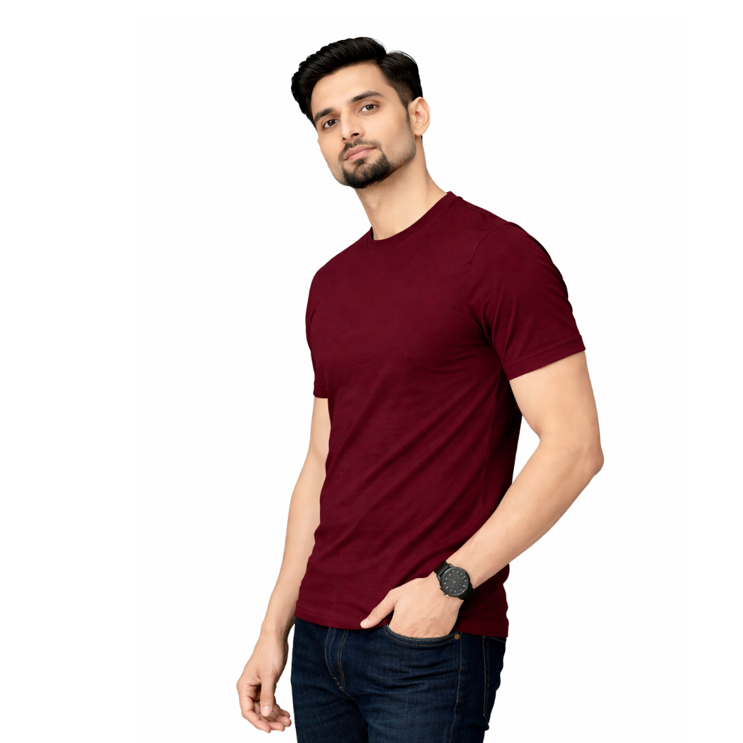 The All-Rounder - Round Neck Tee | Unisex Fit | Dark Solids