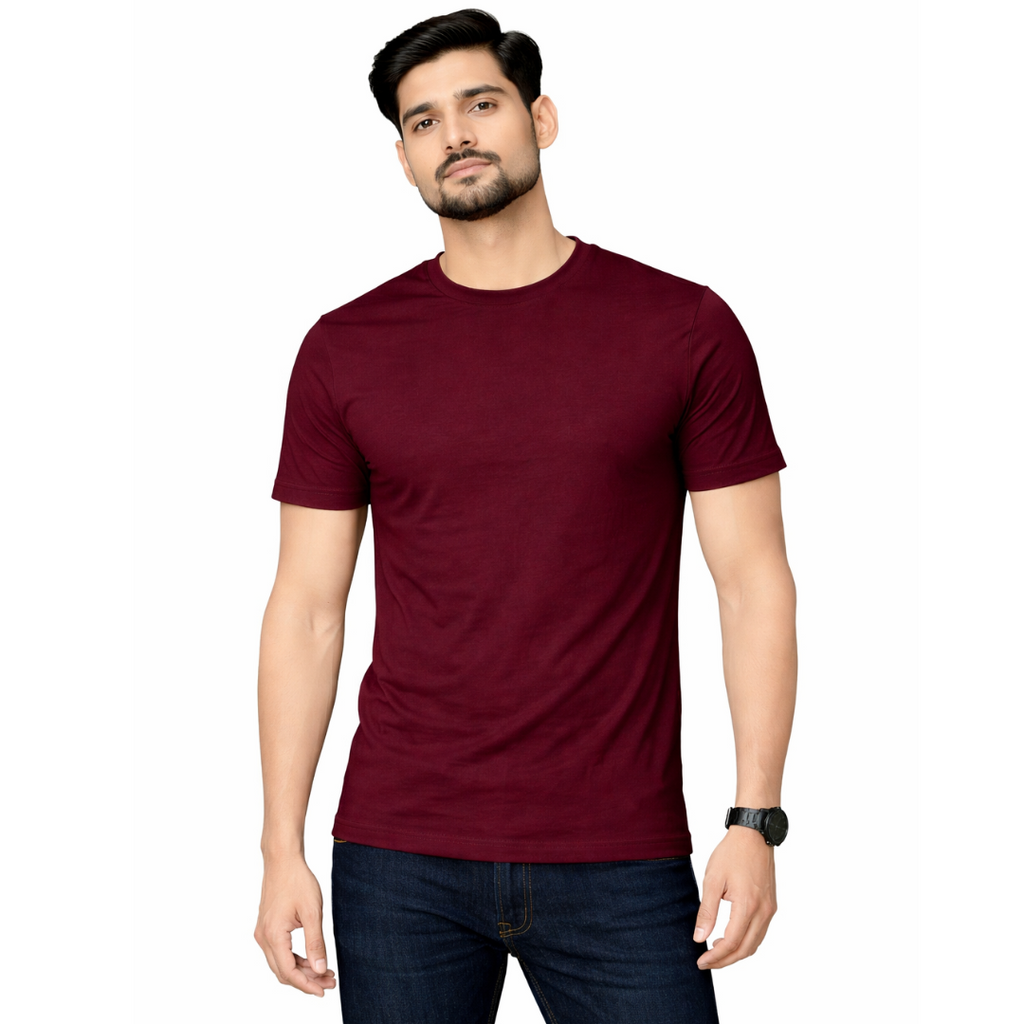 The All-Rounder - Round Neck Tee | Unisex Fit | Dark Solids