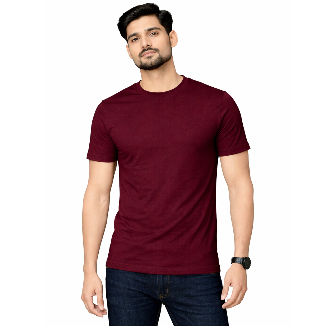 The All-Rounder - Round Neck Tee | Unisex Fit | Dark Solids