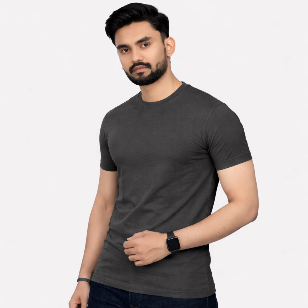 The All-Rounder - Round Neck Tee | Unisex Fit | Dark Solids