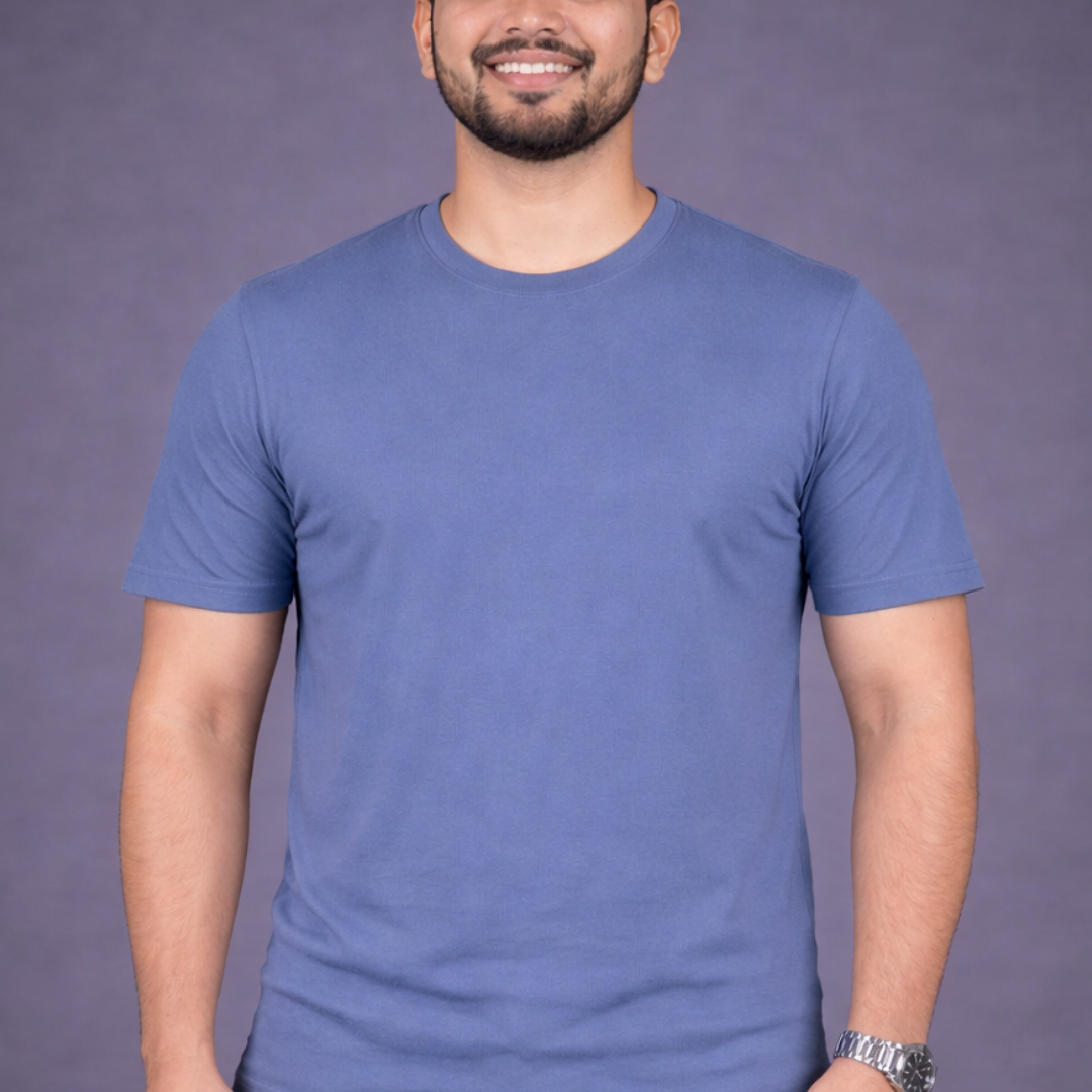 The All-Rounder - Round Neck Tee | Unisex Fit | Dark Solids