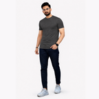 The All-Rounder - Round Neck Tee | Unisex Fit | Dark Solids