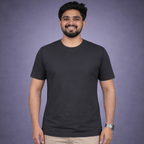 The All-Rounder - Round Neck Tee | Unisex Fit | Dark Solids