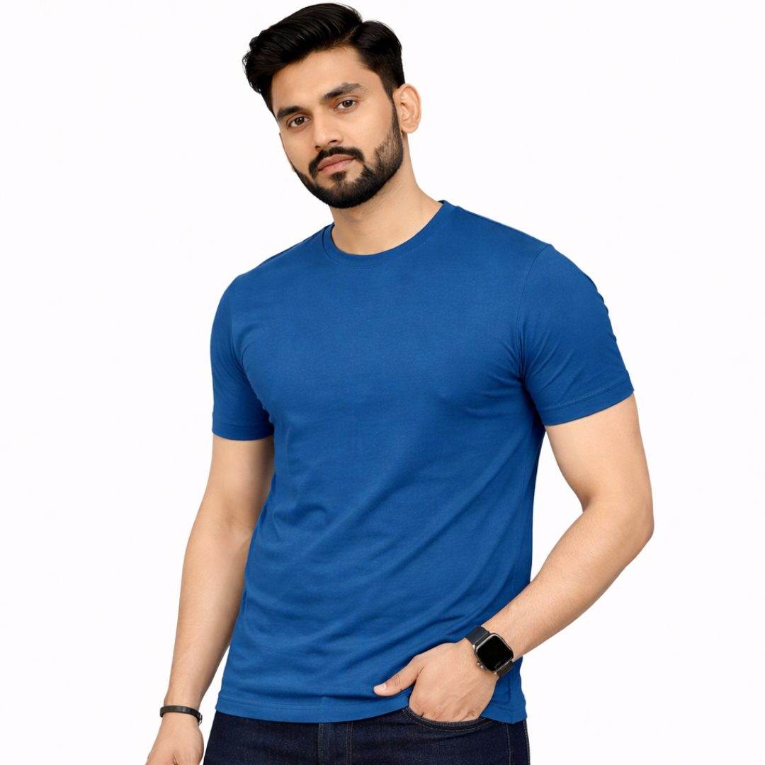 The All-Rounder - Round Neck Tee | Unisex Fit | Dark Solids