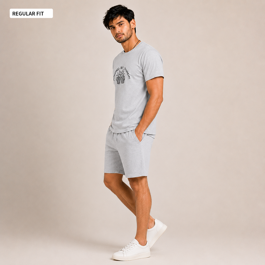 Powered By Thandai - Round Neck Tee | Unisex Fit