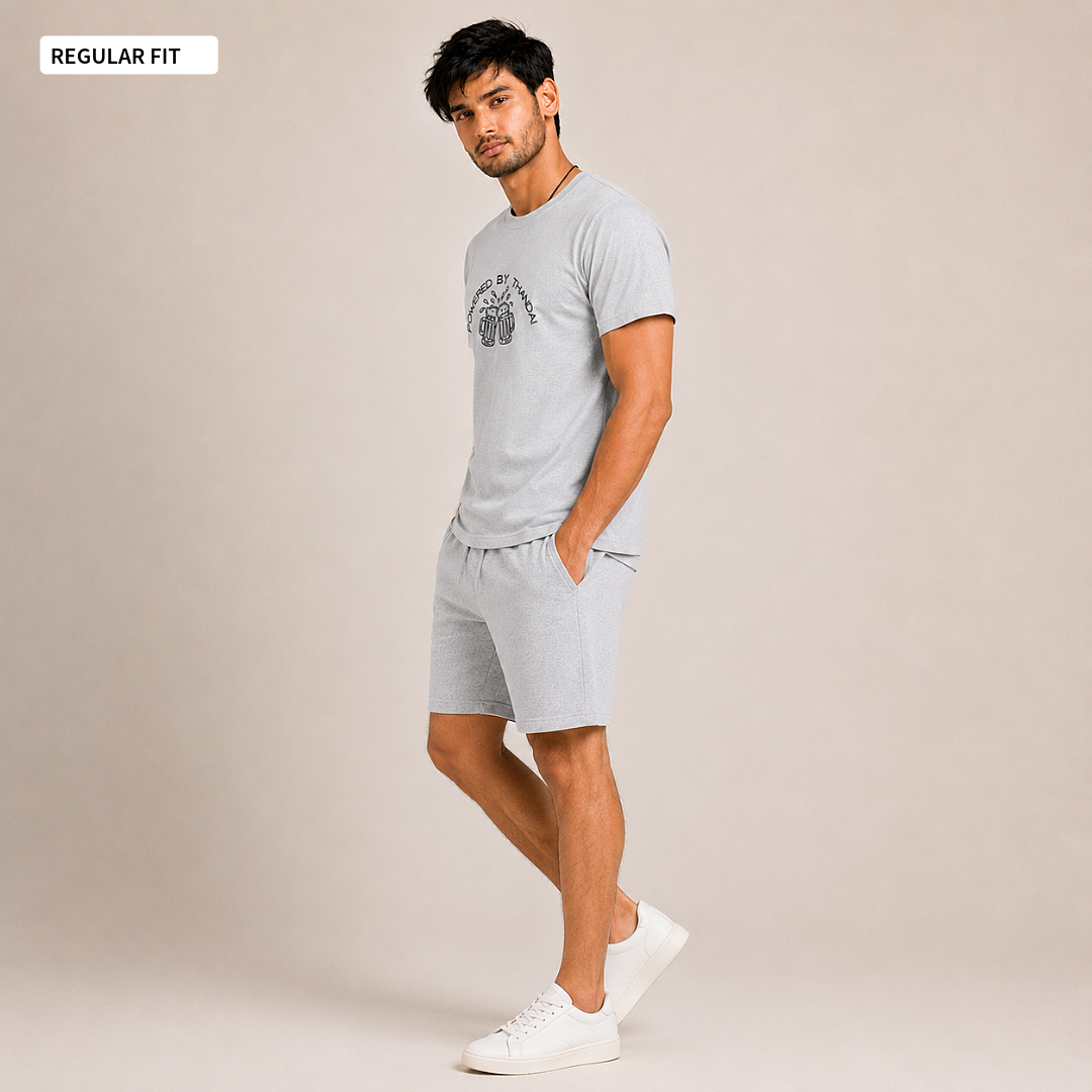 Powered By Thandai - Round Neck Tee | Unisex Fit