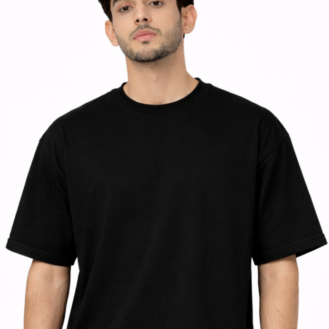 The Solid Lounger - Oversized Tee | Unisex Fit | Solid Colours