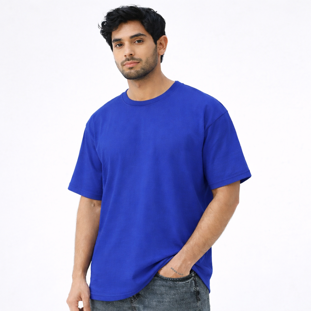 The Solid Lounger - Oversized Tee | Unisex Fit | Solid Colours