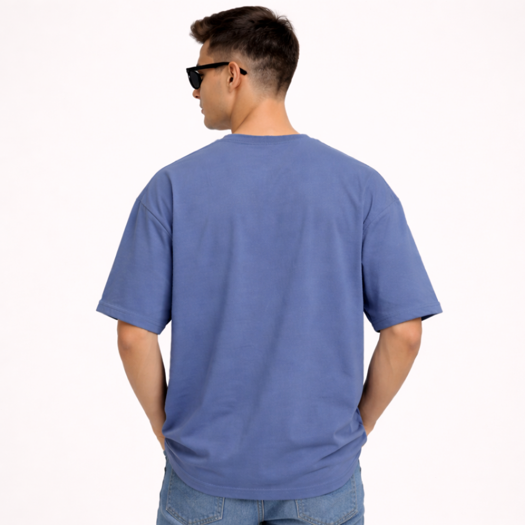 The Solid Lounger - Oversized Tee | Unisex Fit | Solid Colours