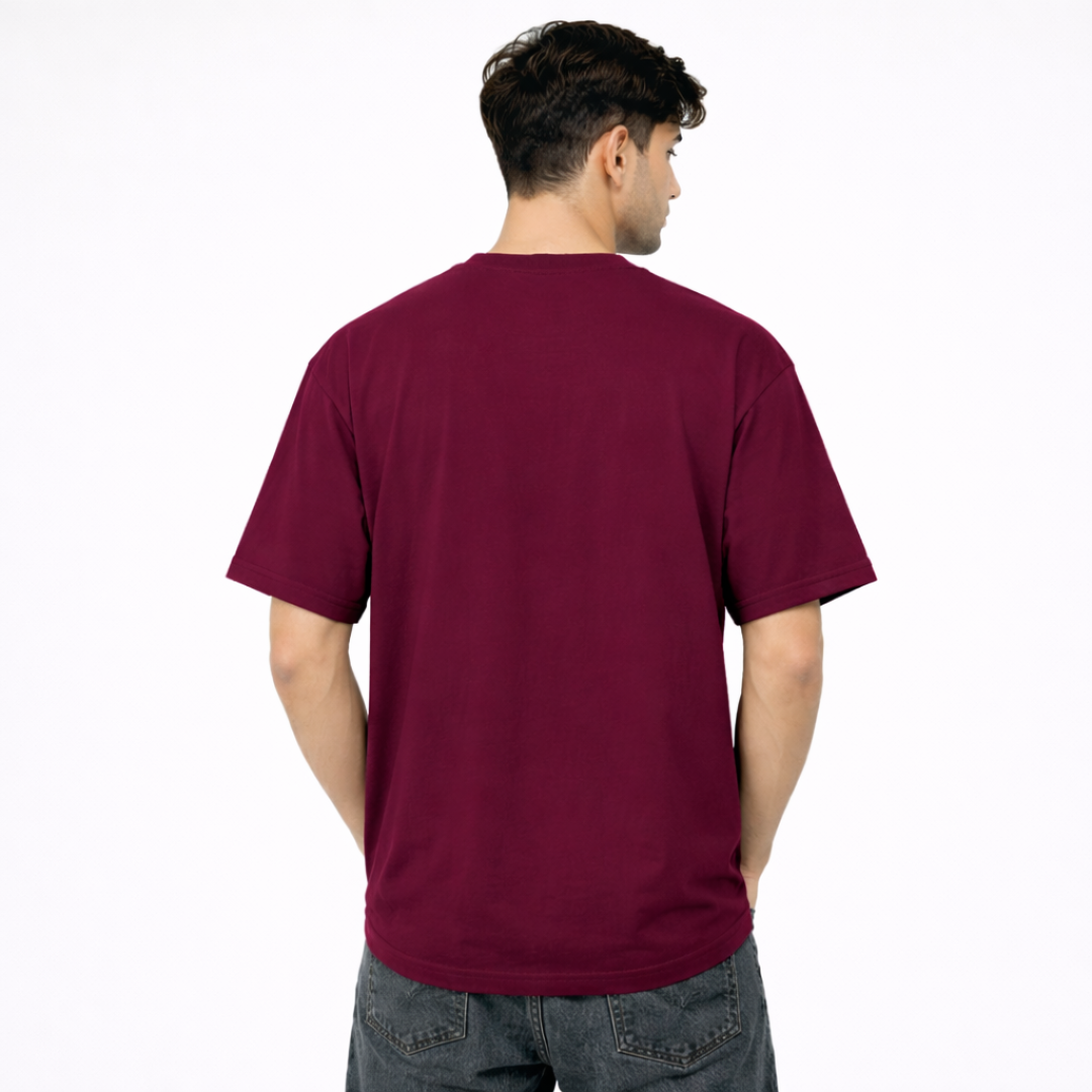 The Solid Lounger - Oversized Tee | Unisex Fit | Solid Colours