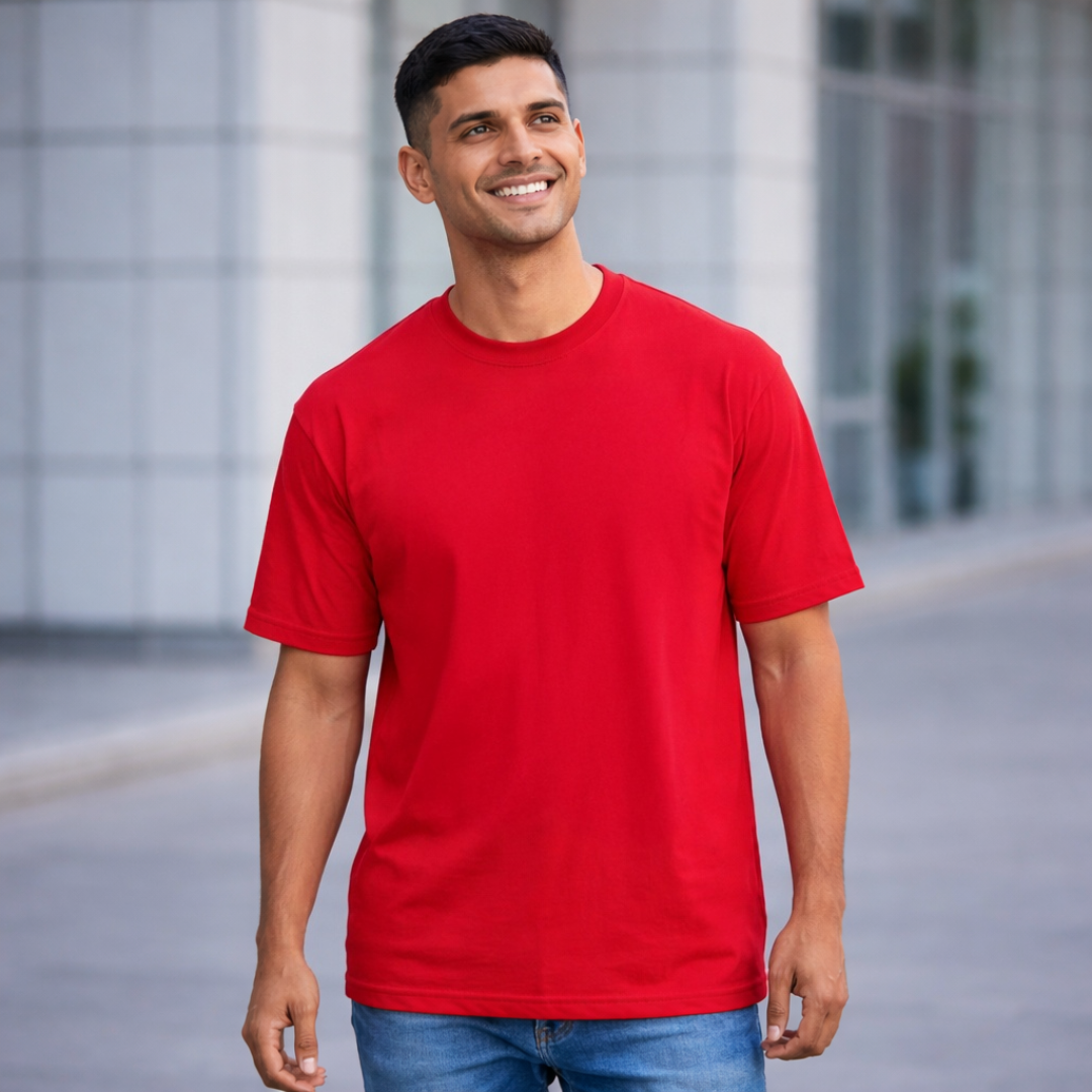 The Solid Lounger - Oversized Tee | Unisex Fit | Solid Colours