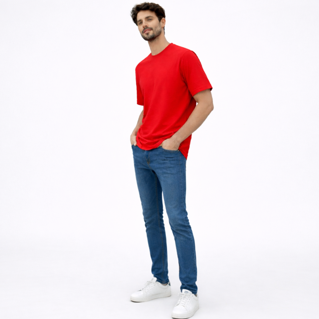 The Solid Lounger - Oversized Tee | Unisex Fit | Solid Colours