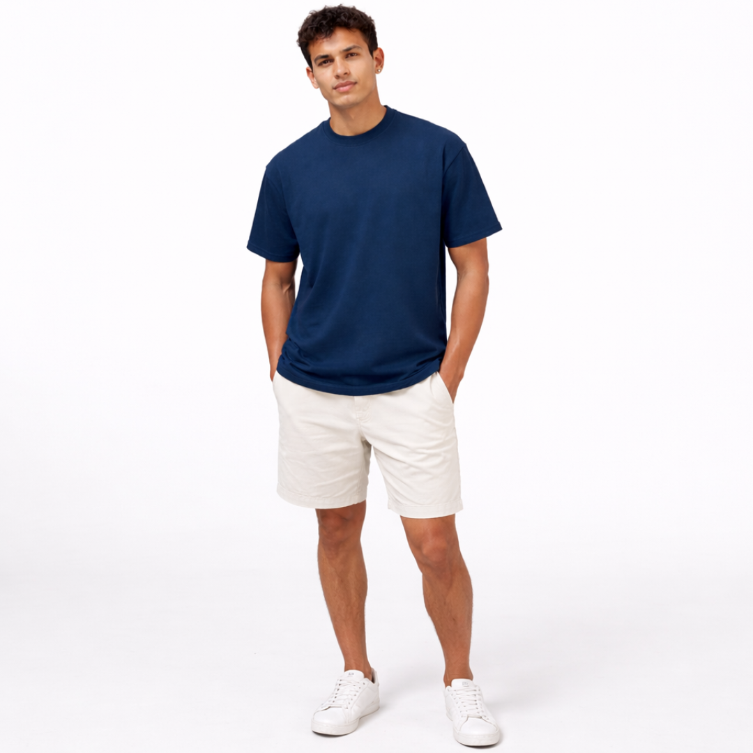 The Solid Lounger - Oversized Tee | Unisex Fit | Solid Colours