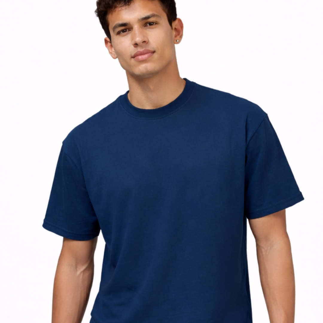 The Solid Lounger - Oversized Tee | Unisex Fit | Solid Colours