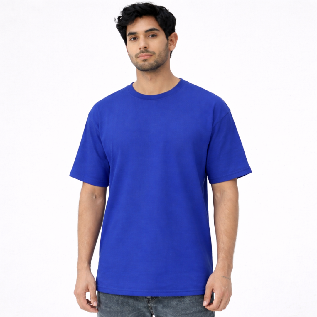 The Solid Lounger - Oversized Tee | Unisex Fit | Solid Colours