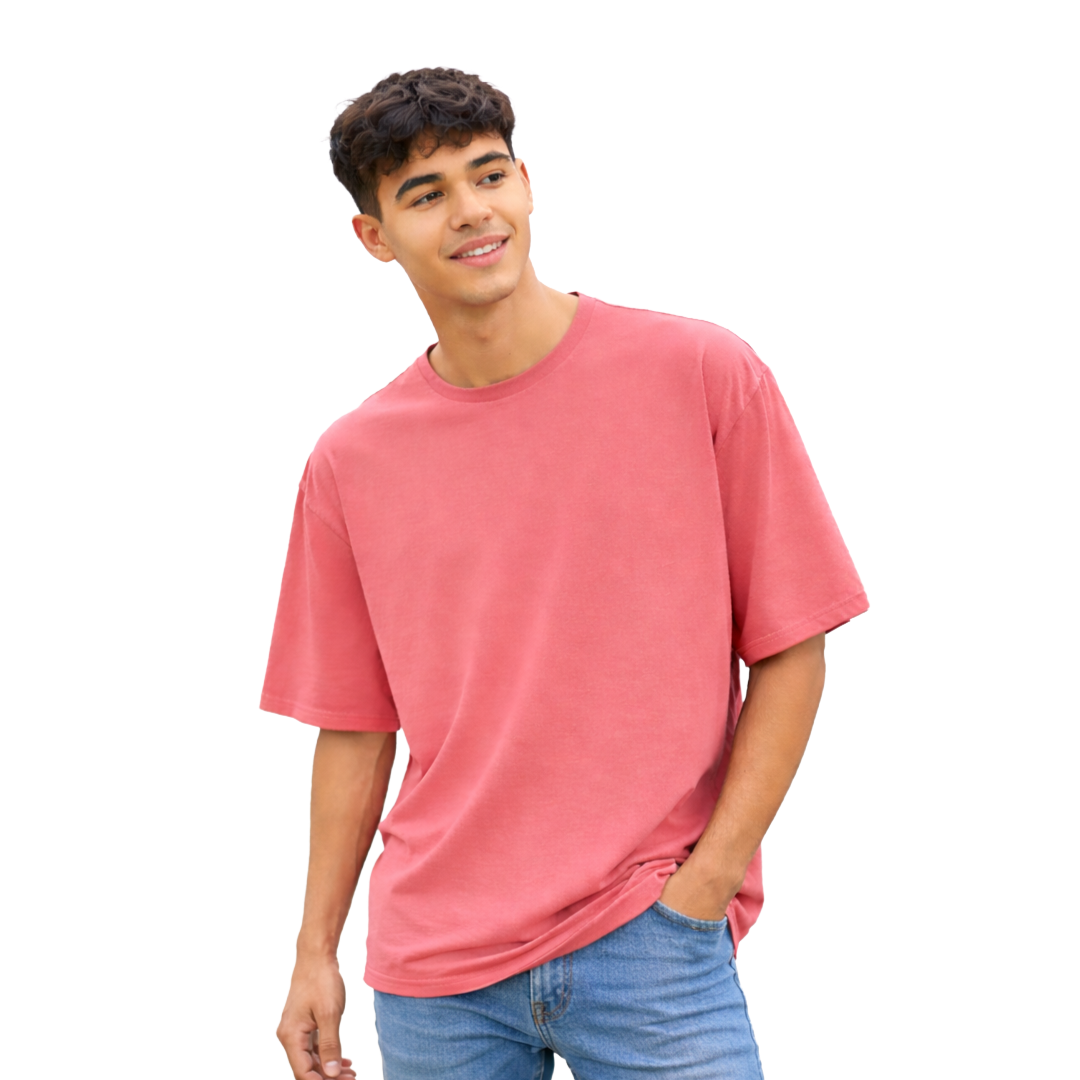 The Solid Lounger - Oversized Tee | Unisex Fit | Solid Colours