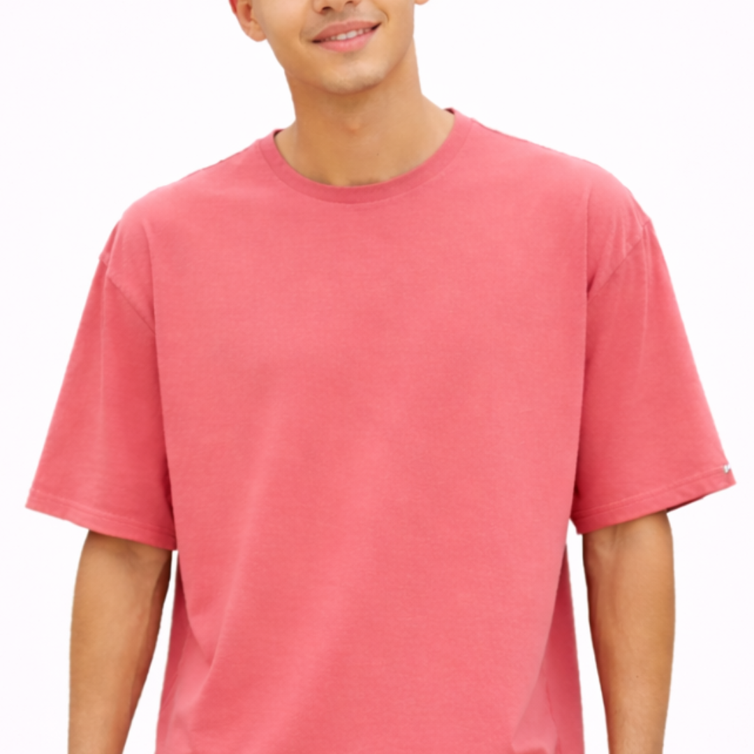 The Solid Lounger - Oversized Tee | Unisex Fit | Solid Colours