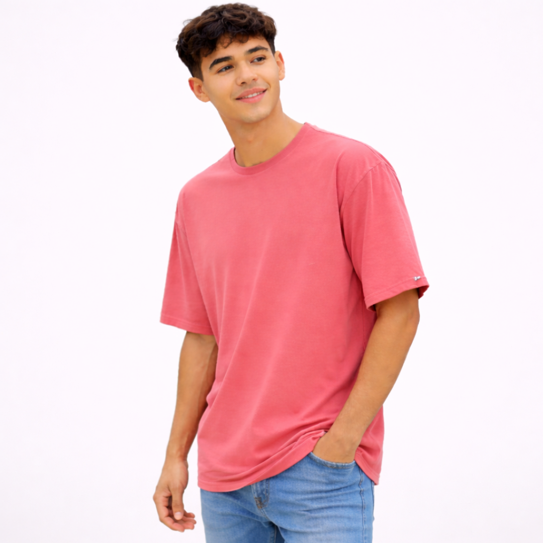 The Solid Lounger - Oversized Tee | Unisex Fit | Solid Colours