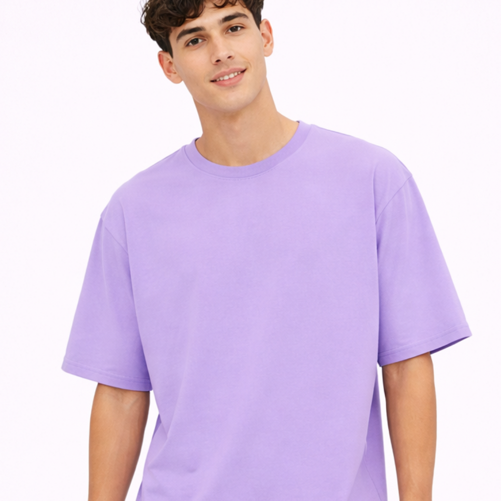 The Solid Lounger - Oversized Tee | Unisex Fit | Solid Colours