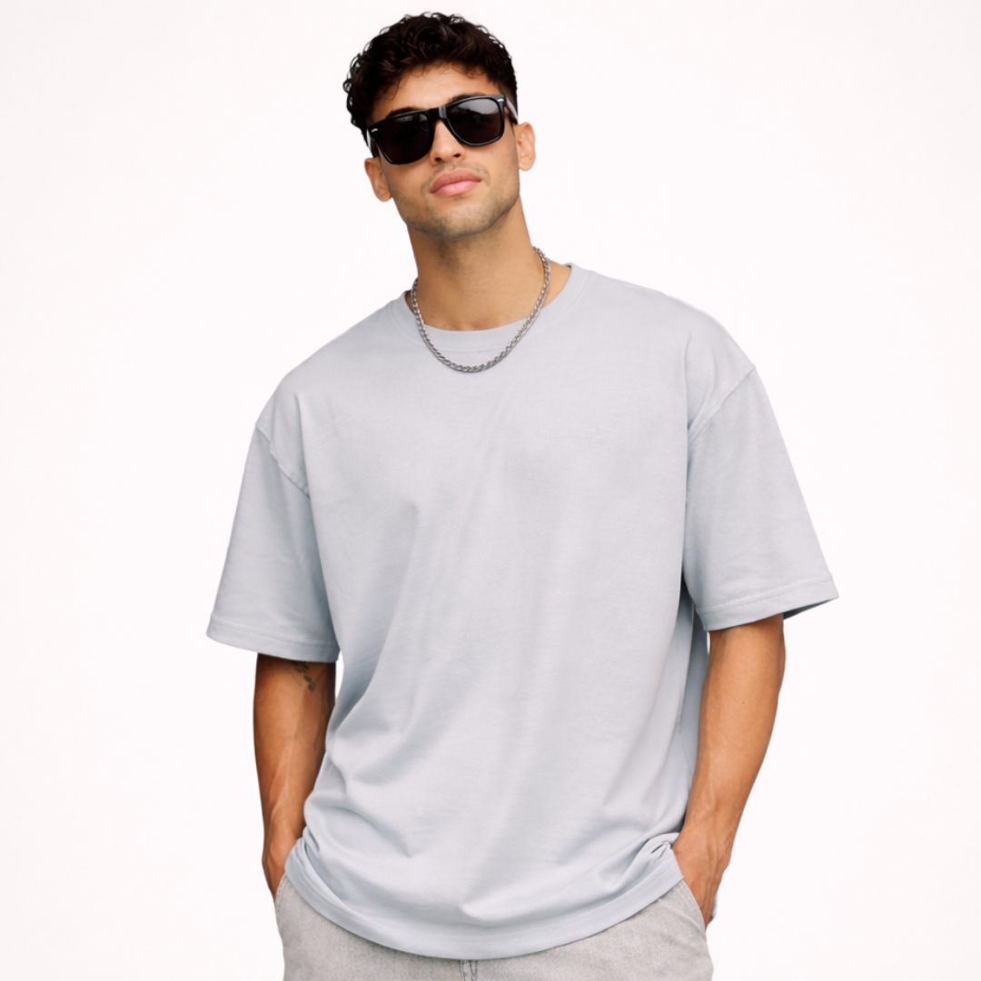 The Solid Lounger - Oversized Tee | Unisex Fit | Solid Colours