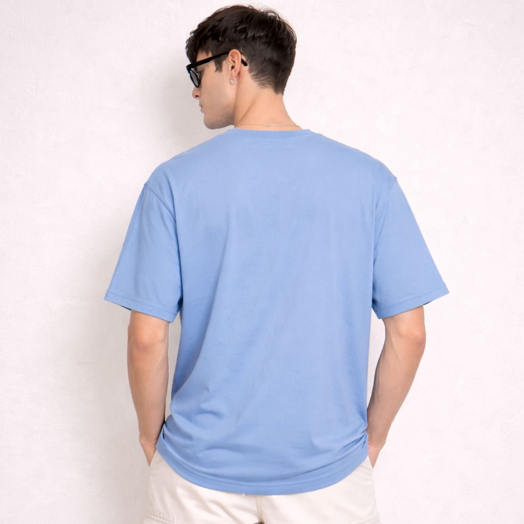 The Solid Lounger - Oversized Tee | Unisex Fit | Solid Colours