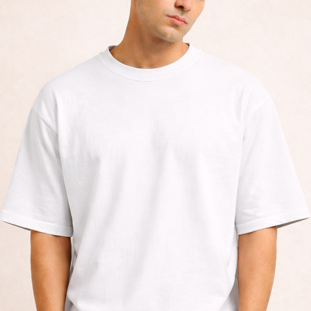 The Solid Lounger - Oversized Tee | Unisex Fit | Solid Colours