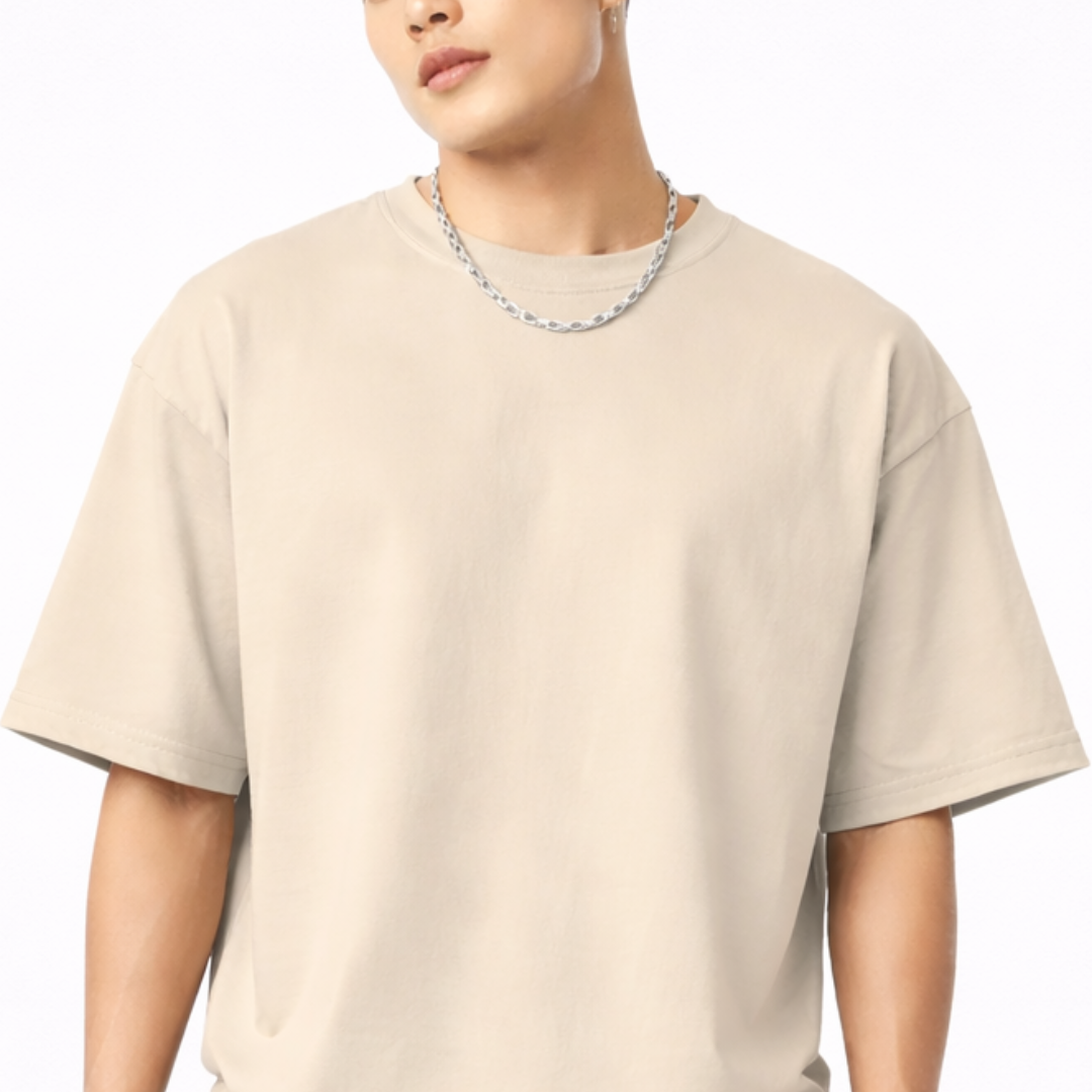The Solid Lounger - Oversized Tee | Unisex Fit | Solid Colours