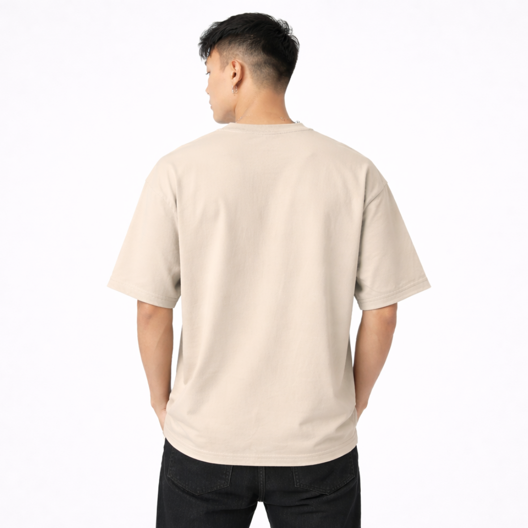 The Solid Lounger - Oversized Tee | Unisex Fit | Solid Colours