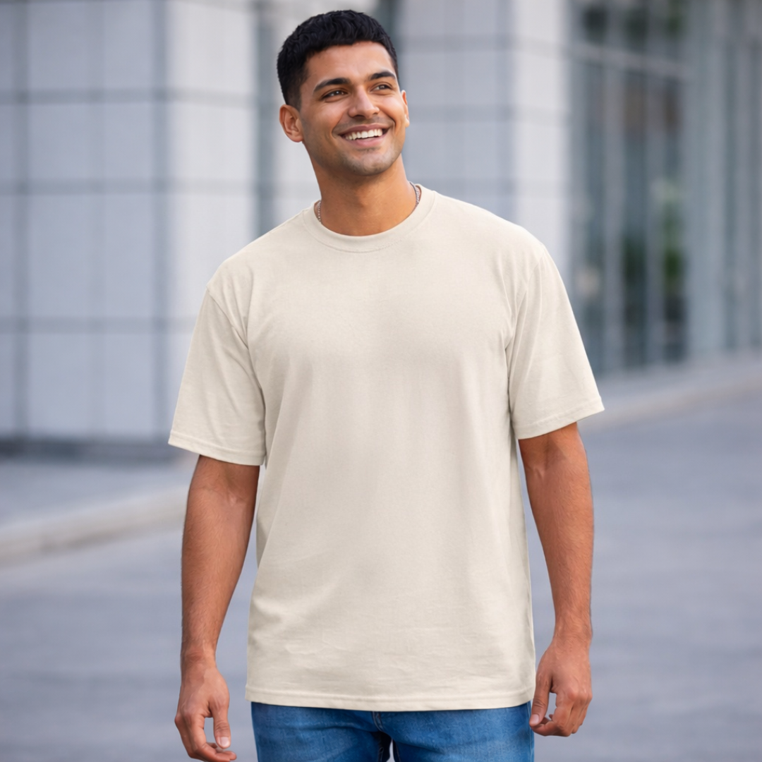 The Solid Lounger - Oversized Tee | Unisex Fit | Solid Colours