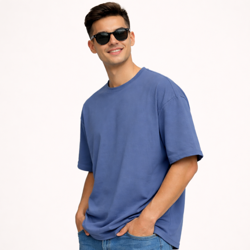 The Solid Lounger - Oversized Tee | Unisex Fit | Solid Colours