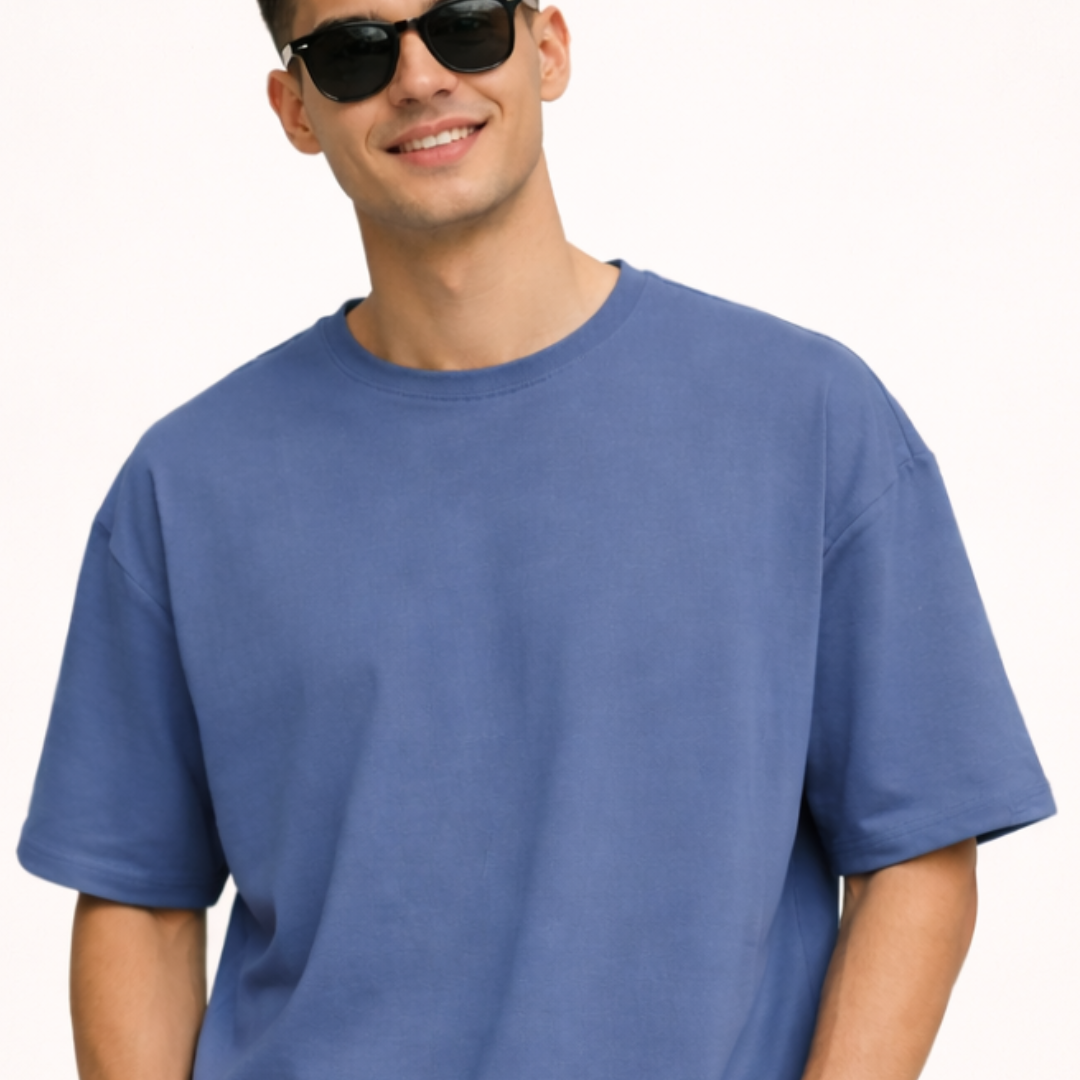 The Solid Lounger - Oversized Tee | Unisex Fit | Solid Colours