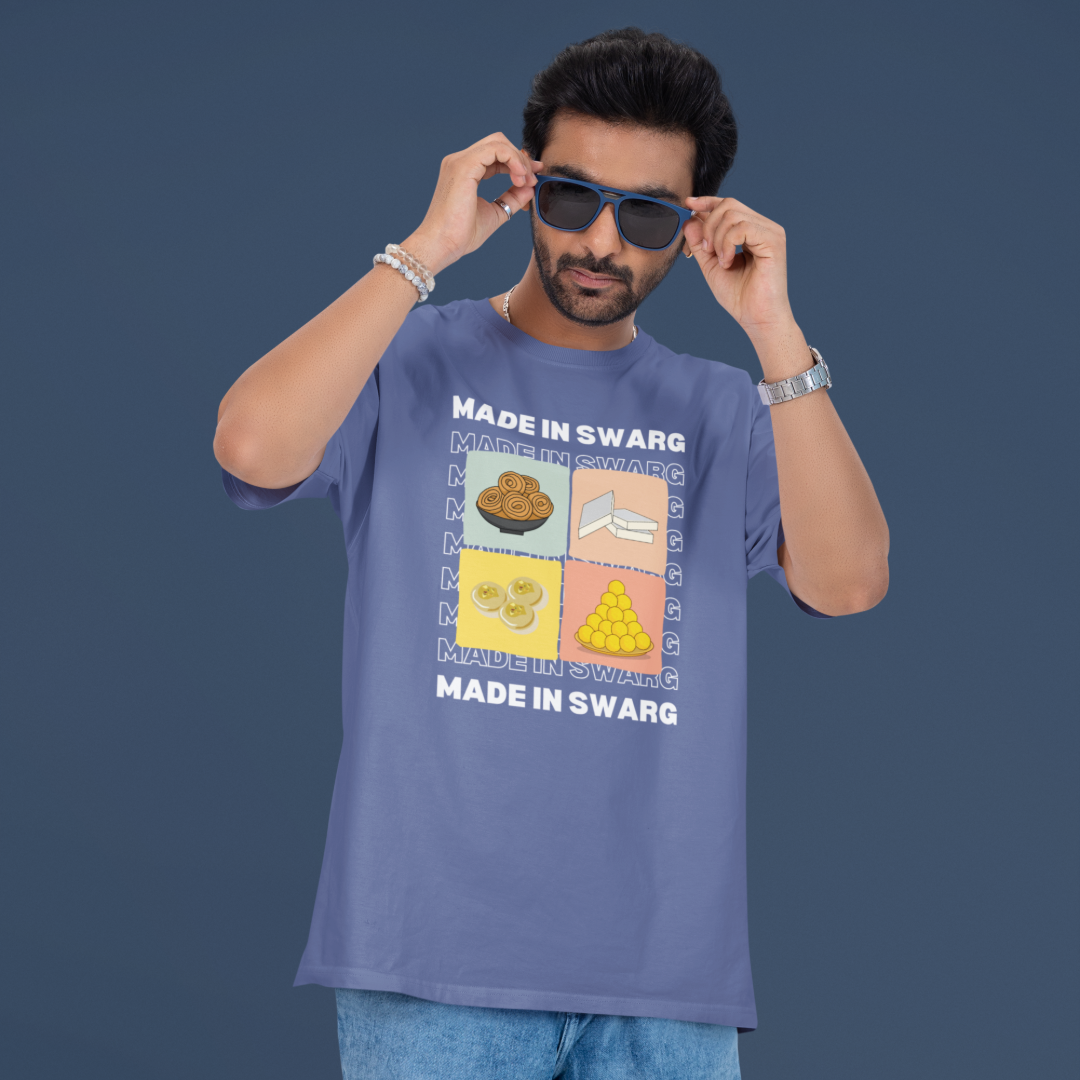 Made in Swarg - Oversized Tee | Unisex Fit