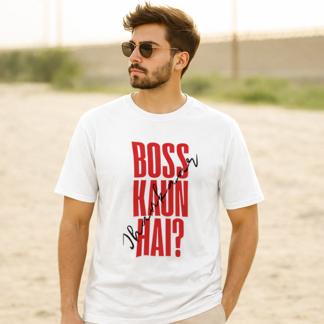 Boss Kaun Hai? - Oversized Tee | Unisex Fit