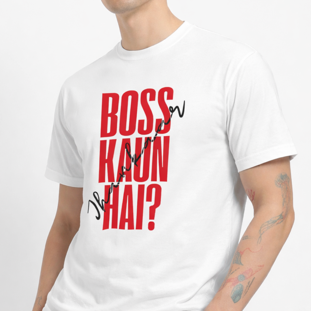 Boss Kaun Hai? - Oversized Tee | Unisex Fit