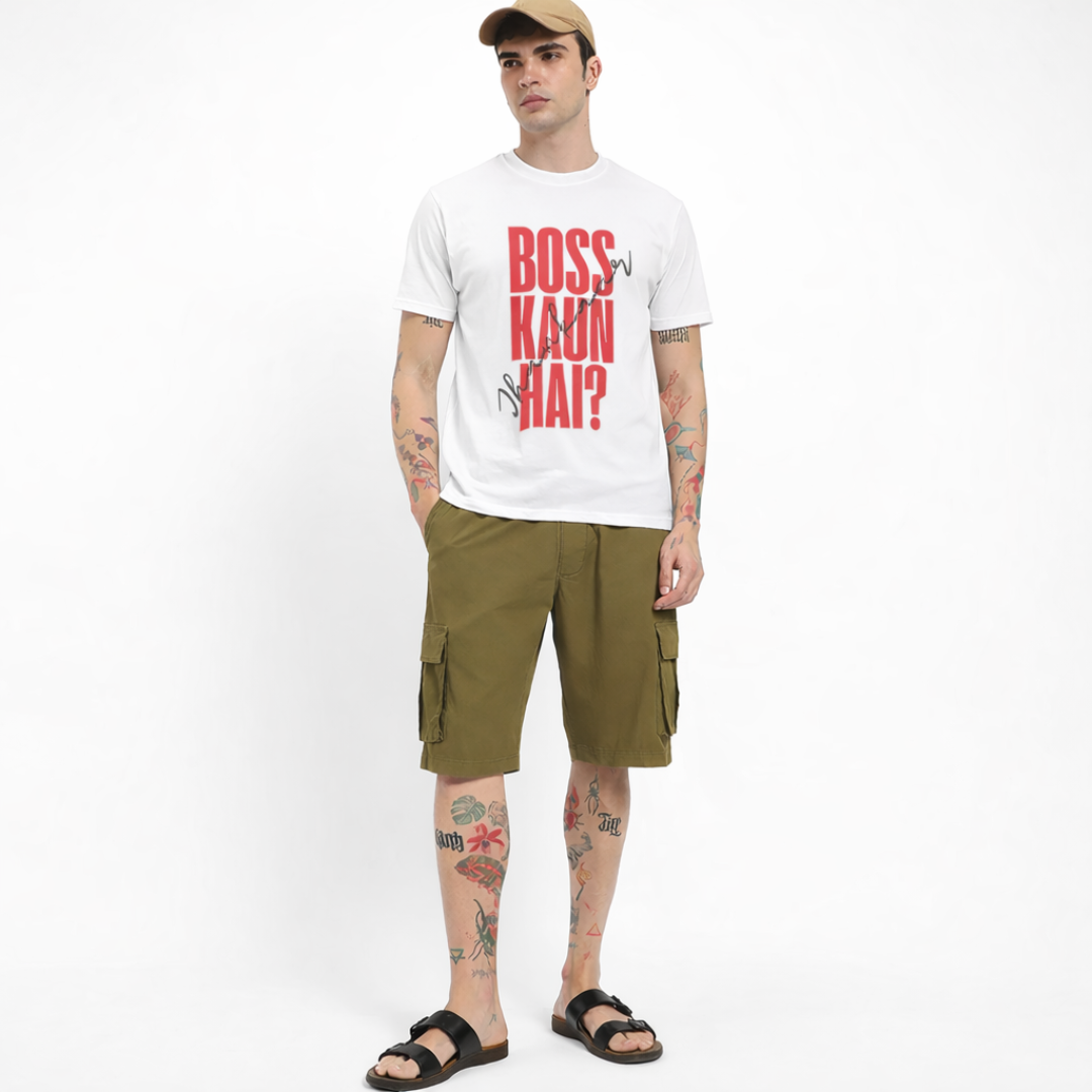 Boss Kaun Hai? - Oversized Tee | Unisex Fit