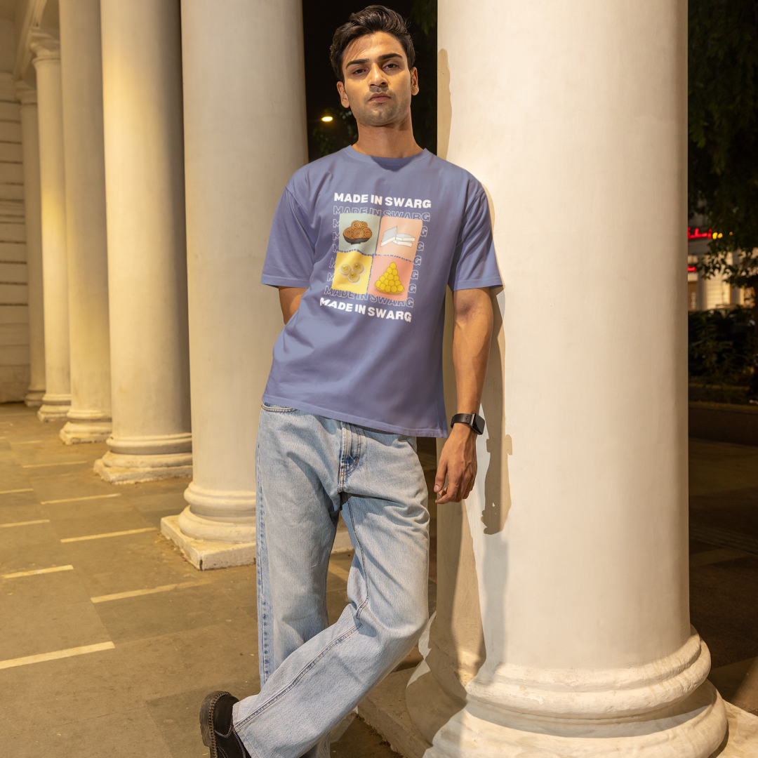 Made in Swarg - Oversized Tee | Unisex Fit