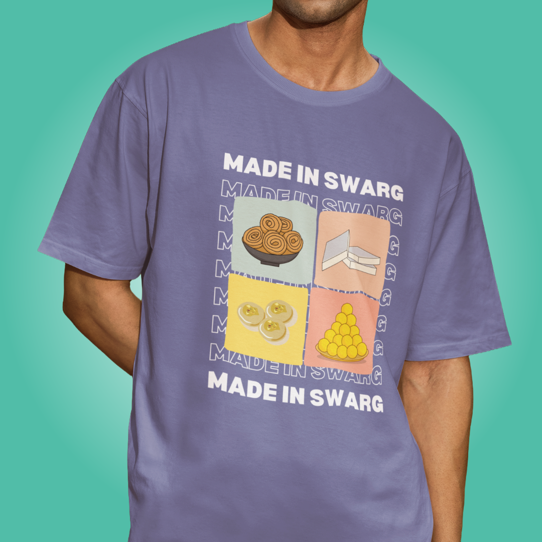 Made in Swarg - Oversized Tee | Unisex Fit