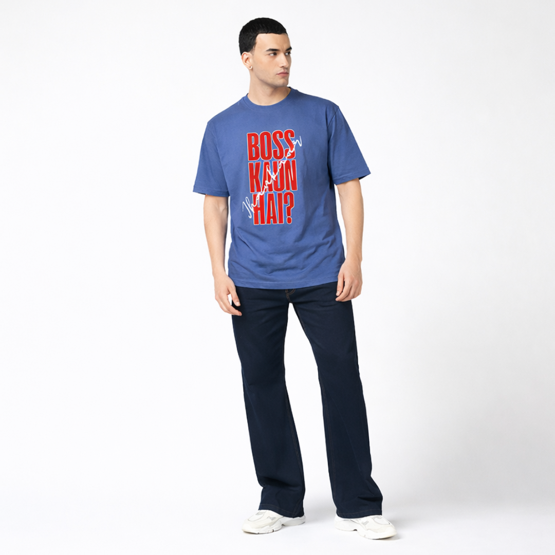Boss Kaun Hai? - Oversized Tee | Unisex Fit