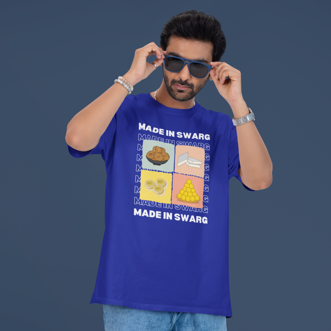 Made in Swarg - Oversized Tee | Unisex Fit