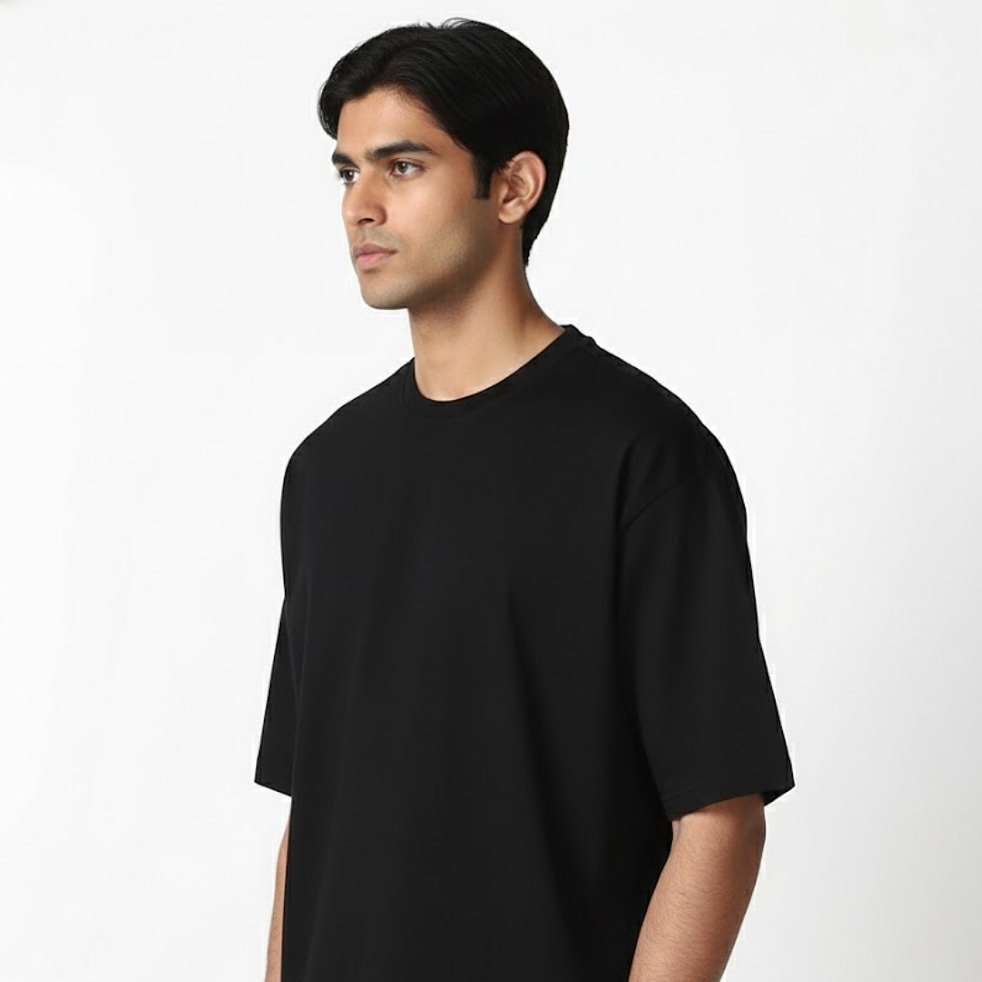 The Solid Lounger - Oversized Tee | Unisex Fit | Solid Colours