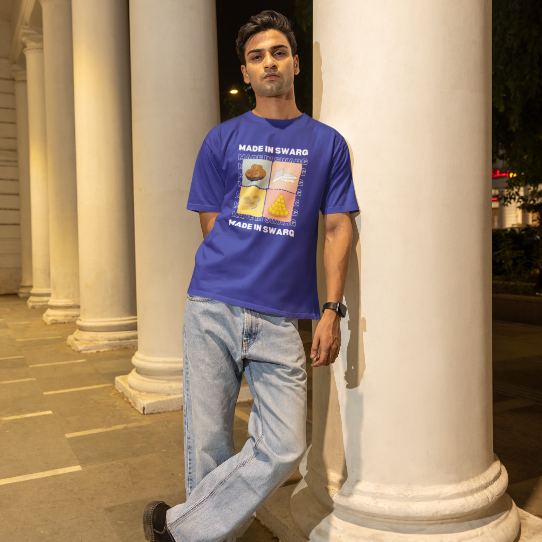 Made in Swarg - Oversized Tee | Unisex Fit