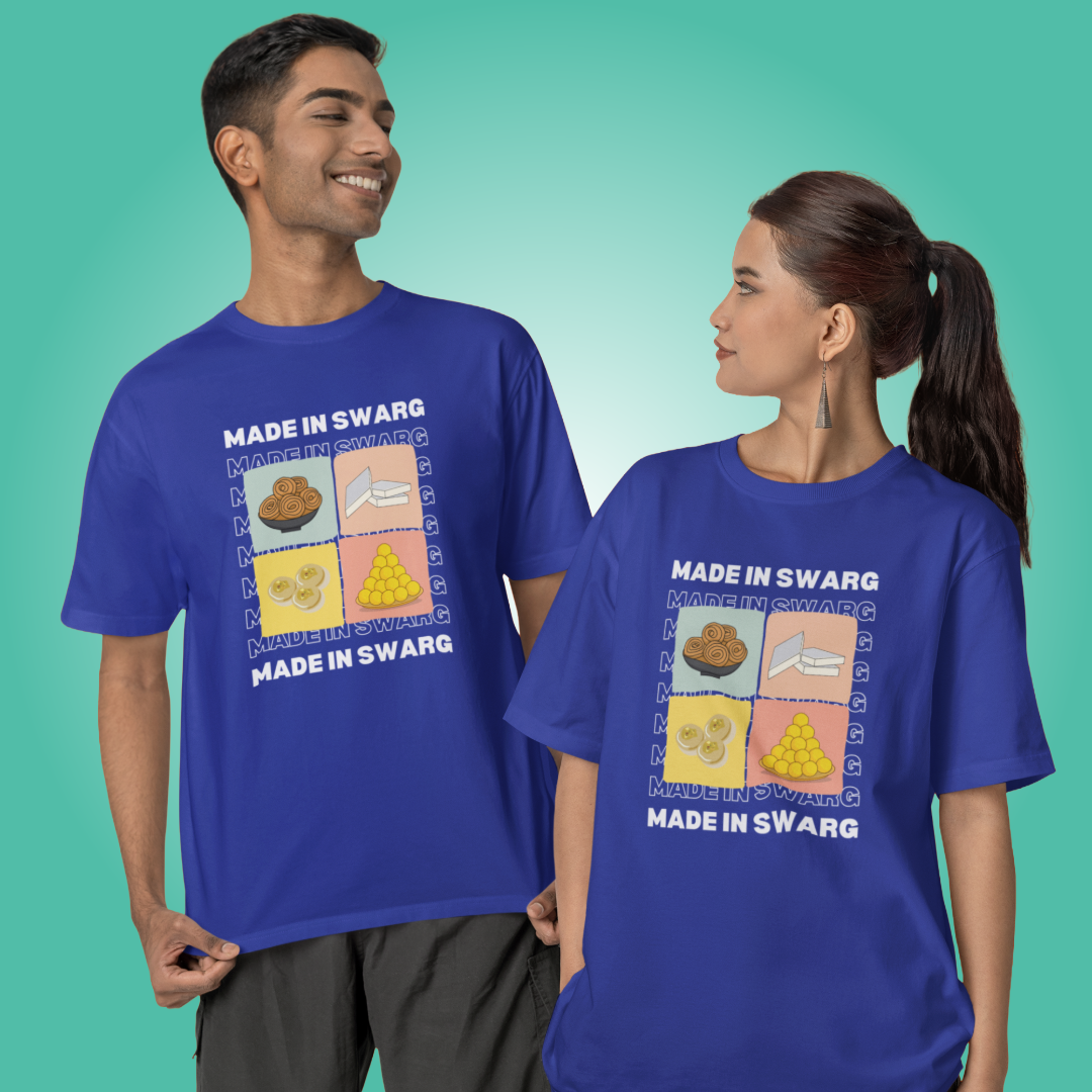 Made in Swarg - Oversized Tee | Unisex Fit